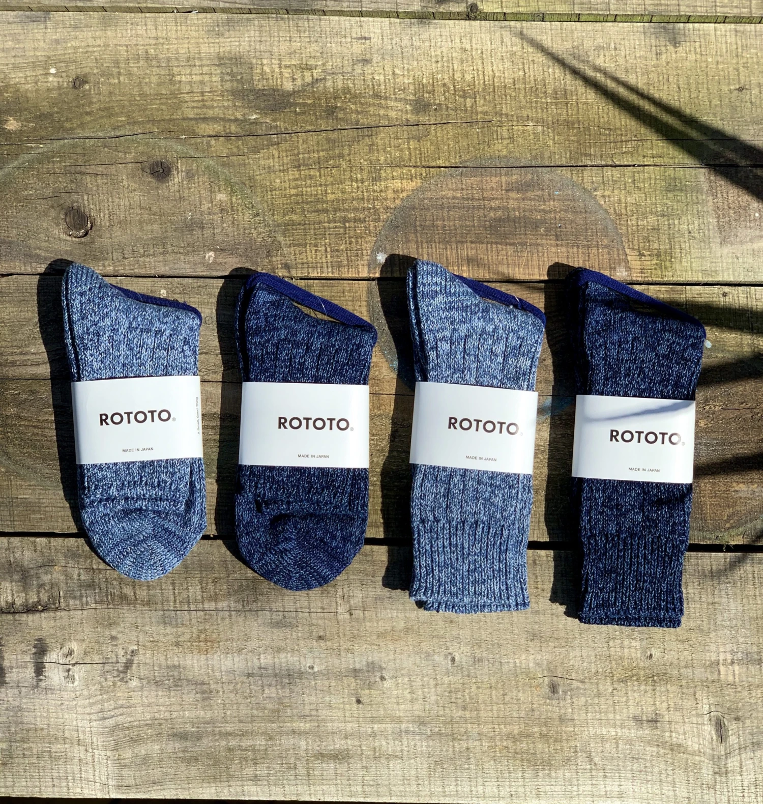 RoToTo Denim Tone Ankle Socks Blue Denim 6 RoToTo Denim Tone Ankle Socks Blue Denim