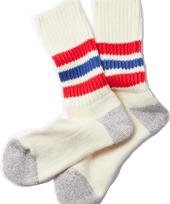 RoToTo | Coarse Ribbed Old School Crew Socks | 3 Colour Ways