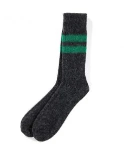 RoToTo Charcoal R 1261 Brush Mohair Socks