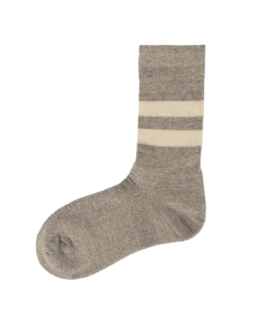 RoToTo Organic Cotton Special Trio Mix Gray Socks