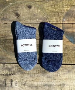 RoToTo Denim Tone Ankle Socks Blue Denim 8 RoToTo Denim Tone Ankle Socks Blue Denim