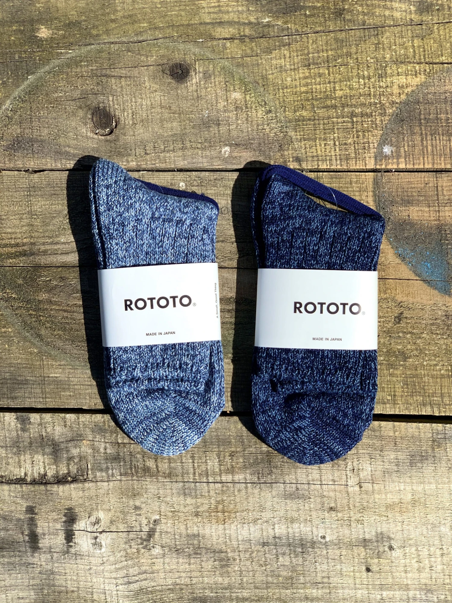 RoToTo Denim Tone Ankle Socks Blue Denim 5 RoToTo Denim Tone Ankle Socks Blue Denim