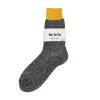 RoToTo Double Face Socks Yellow Charcoal