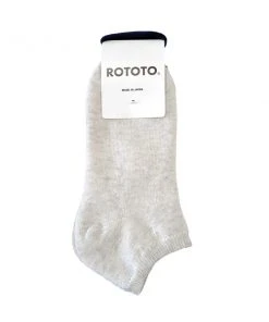 RoToTo Washi Pile Short Socks Oatmeal