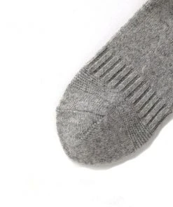 RoToTo Guernsey Pattern Crew Socks Grey R 1378