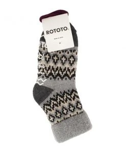 RoToTo Comfy Room Socks Nordic Grey