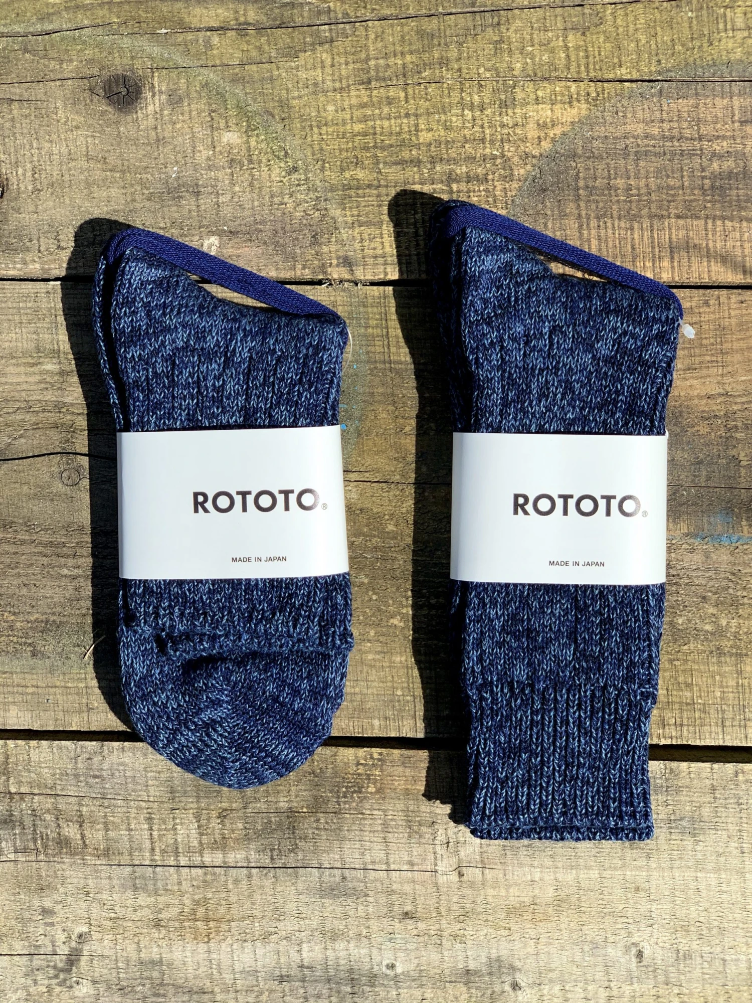 RoToTo Denim Tone Ankle Socks Blue Denim 4 RoToTo Denim Tone Ankle Socks Blue Denim