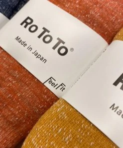 RoToTo Double Face Merino Wool Socks Yellow