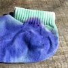 RoToTo Organic Cotton Tie Dye Ankle Socks Slate Blue Mint 1 RoToTo Organic Cotton Tie Dye Ankle Socks Slate Blue Mint