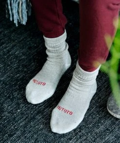 RoToTo Double Face Mid Socks Green