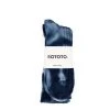 RoToTo Chunky Ribbed Tie Dye Crew Socks Navy / White 1 RoToTo Chunky Ribbed Tie Dye Crew Socks Navy / White