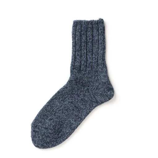RoToTo Denim Tone Ankle Socks Blue Denim
