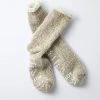 RoToTo Merino Home Socks Khaki & White S 1 RoToTo Merino Home Socks Khaki & White S
