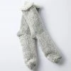 RoToTo Merino Home Socks Dark Grey & White S
