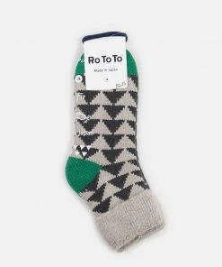 RoToTo Comfy Room Socks Sankaku S in 6 Colours