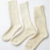 RoToTo Set of 3 Organic Daily Crew Socks 1 RoToTo Set of 3 Organic Daily Crew Socks